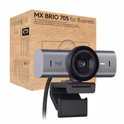 Logitech MX Brio 705 for Business webcam 8,5 MP 4096 x 2160 pixels USB 3.2 Gen 1 (3.1 Gen 1) Aluminium, Noir - Vue supplémentaire 9