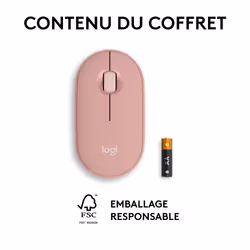 Logitech Pebble 2 M350s souris Ambidextre RF sans fil + Bluetooth Optique 4000 DPI - Vue supplémentaire 10