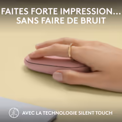 Logitech Pebble 2 M350s souris Ambidextre RF sans fil + Bluetooth Optique 4000 DPI - Vue supplémentaire 6