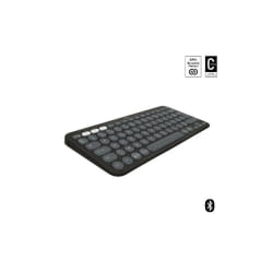 Logitech Pebble Keys 2 K380s clavier RF sans fil + Bluetooth AZERTY Français Graphite
