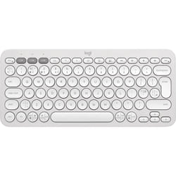 Logitech Pebble Keys 2 K380s clavier RF sans fil + Bluetooth QWERTY Anglais britannique Blanc
