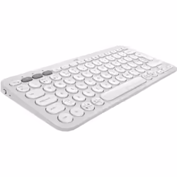 Logitech Pebble Keys 2 K380s clavier RF sans fil + Bluetooth QWERTY Anglais britannique Blanc