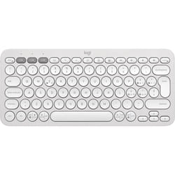Logitech Pebble Keys 2 K380s clavier RF sans fil + Bluetooth QWERTY Italien Blanc