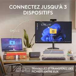 Logitech MX Anywhere 3S souris Droitier RF sans fil + Bluetooth Laser 8000 DPI - Vue supplémentaire 14