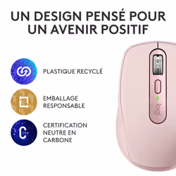 Logitech MX Anywhere 3S souris Droitier RF sans fil + Bluetooth Laser 8000 DPI - Vue supplémentaire 16