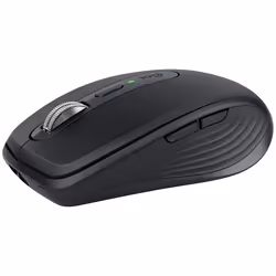 Logitech MX Anywhere 3S, Droitier, Laser, RF sans fil + Bluetooth, 8000 DPI, Graphite