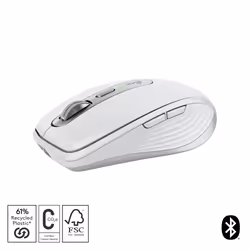 Logitech MX Anywhere 3S souris Droitier RF sans fil + Bluetooth Laser 8000 DPI - Vue supplémentaire 9