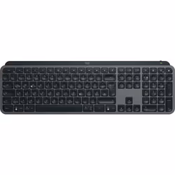 Logitech MX Keys S, Taille réelle (100 %), RF sans fil + Bluetooth, Commutateur de touche « ciseaux », QWERTZ, LED, Graphite