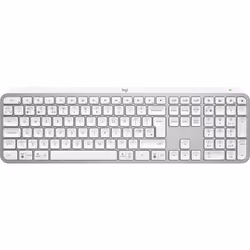 Logitech 920-011585, Taille réelle (100 %), RF sans fil + Bluetooth, Commutateur de touche « ciseaux », QWERTY, LED, Aluminiu ...