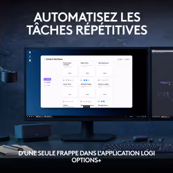 Logitech MX Keys S clavier RF sans fil + Bluetooth AZERTY Belge Graphite - Vue supplémentaire 16