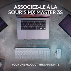 Logitech MX Keys S clavier RF sans fil + Bluetooth AZERTY Belge Graphite - Vue supplémentaire 21