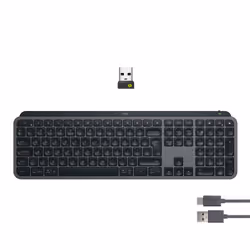 Logitech MX Keys S clavier RF sans fil + Bluetooth QWERTY US International Graphite - Vue supplémentaire 13