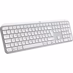 Logitech MX Keys S clavier RF sans fil + Bluetooth QWERTZ Allemand Aluminium, Blanc - Vue supplémentaire 3