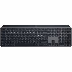 Logitech MX Keys S, Taille réelle (100 %), RF sans fil + Bluetooth, Commutateur de touche « ciseaux », QWERTZ, LED, Graphite
