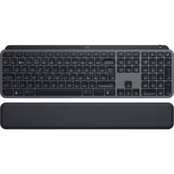 Logitech MX Keys S, Taille réelle (100 %), RF sans fil + Bluetooth, Commutateur de touche « ciseaux », QWERTY, LED, Graphite