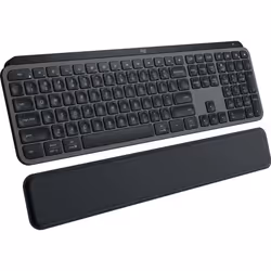 Logitech MX Keys S clavier RF sans fil + Bluetooth QWERTY Danois, Finlandais, Norvégien, Suédois Graphite