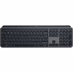 Logitech MX Keys S, Taille réelle (100 %), RF sans fil + Bluetooth, Commutateur de touche « ciseaux », QWERTY, LED, Graphite