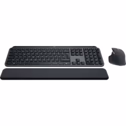 Logitech MX Keys S Combo clavier Souris incluse RF sans fil + Bluetooth QWERTZ Suisse Graphite