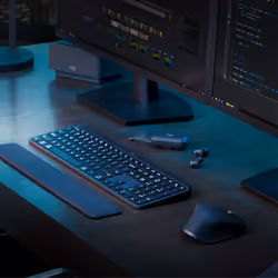 Logitech MX Keys S Combo clavier Souris incluse RF sans fil + Bluetooth QWERTY US International Graphite - Vue supplémentaire 11