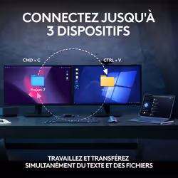 Logitech MX Keys S Combo clavier Souris incluse RF sans fil + Bluetooth QWERTY US International Graphite - Vue supplémentaire 24