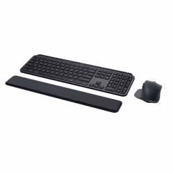 Logitech MX Keys S Combo clavier Souris incluse RF sans fil + Bluetooth QWERTY US International Graphite