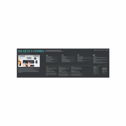 Logitech MX Keys S Combo clavier Souris incluse RF sans fil + Bluetooth QWERTY US International Graphite - Vue supplémentaire 38