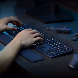 Logitech MX Keys S Combo clavier Souris incluse RF sans fil + Bluetooth QWERTY US International Graphite - Vue supplémentaire 6