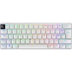 Logitech G PRO X 60 clavier USB + RF Wireless + Bluetooth AZERTY Français Blanc