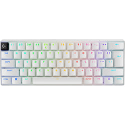Logitech G PRO X 60 clavier USB + RF Wireless + Bluetooth QWERTY US International Blanc