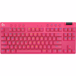 Logitech G PRO X TKL clavier RF sans fil + Bluetooth AZERTY Français Magenta