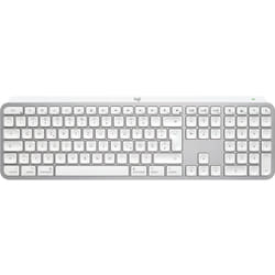 Logitech MX Keys S for Mac QWERTZ Allemand Aluminium, Blanc