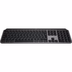 Logitech MX Keys S for Mac QWERTY US International Aluminium, Noir