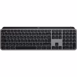 Logitech MX Keys S for Mac, Sans fil, RF sans fil + Bluetooth, Commutateur de touche « ciseaux », AZERTY, LED, Aluminium, Noi ...