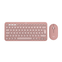 Logitech Pebble 2 Combo clavier Souris incluse RF sans fil + Bluetooth QWERTY US International Rose