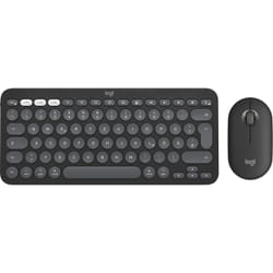 Logitech Pebble 2 Combo for Mac clavier Souris incluse RF sans fil + Bluetooth QWERTZ Allemand Graphite