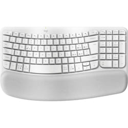Logitech Wave Keys clavier RF sans fil + Bluetooth QWERTY Italien Blanc
