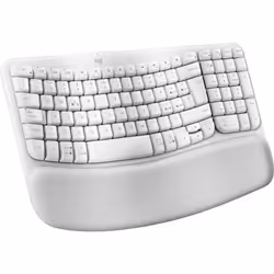 Logitech Wave Keys clavier RF sans fil + Bluetooth QWERTY Italien Blanc