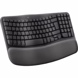 Logitech Wave Keys clavier RF sans fil + Bluetooth QWERTY US International Graphite