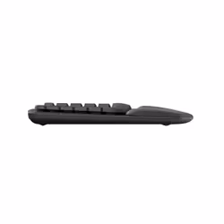 Logitech Wave Keys clavier RF sans fil + Bluetooth QWERTY US International Graphite - Vue supplémentaire 4
