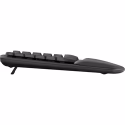 Logitech Wave Keys for Business clavier RF sans fil + Bluetooth QWERTY Danois, Finlandais, Norvégien, Suédois Graphite