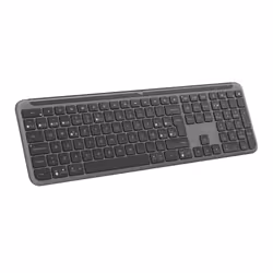 Logitech K950 Signature Slim, Taille réelle (100 %), Sans fil, RF sans fil + Bluetooth, Commutateur de touche « ciseaux », QW ...
