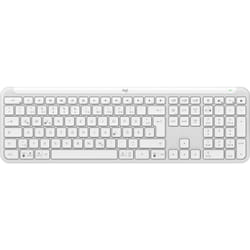 Logitech K950 Signature Slim QWERTZ Allemand Blanc