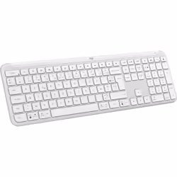 Logitech K950 Signature Slim clavier Bureau RF sans fil + Bluetooth AZERTY Français Blanc