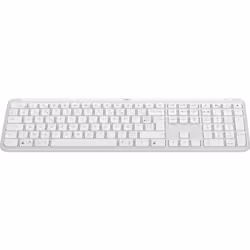 Logitech K950 Signature Slim clavier Bureau RF sans fil + Bluetooth AZERTY Français Blanc - Vue supplémentaire 4