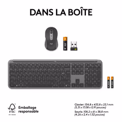 Logitech MK950 Signature Slim Combo for Business - Vue supplémentaire 11