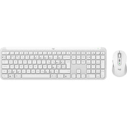 Logitech MK950 Signature Slim QWERTY Danois, Finlandais, Norvégien, Suédois Blanc