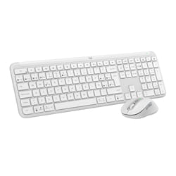 Logitech MK950 Signature Slim QWERTY Espagnole Blanc
