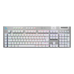 Logitech G G915 X LIGHTSPEED QWERTY Danois, Finlandais, Norvégien, Suédois Blanc