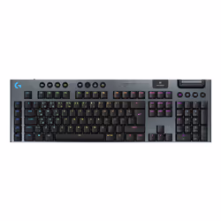 Logitech G G915 X LIGHTSPEED, Avec fil &sans fil, USB + RF Wireless + Bluetooth, Clavier mécanique, QWERTY, LED, Noir