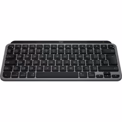 Logitech MX Keys Mini For Mac clavier maison/bureau Bluetooth QWERTY US International Noir, Gris - Vue supplémentaire 2